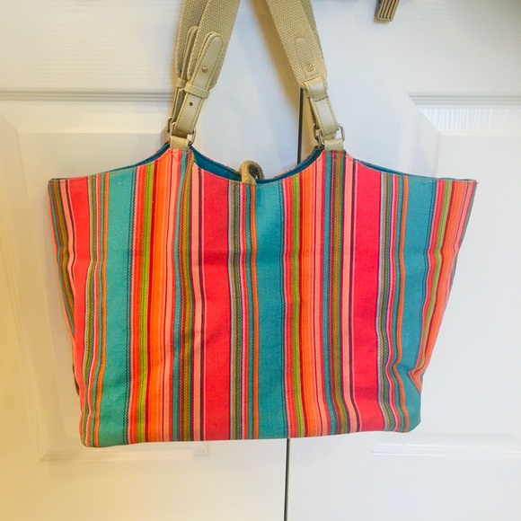 Double-Sided Beautiful Bag - Multi-Color/Teal - Picture 6 of 10
